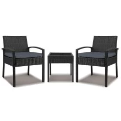 Gardeon 3-piece Outdoor Set – Black