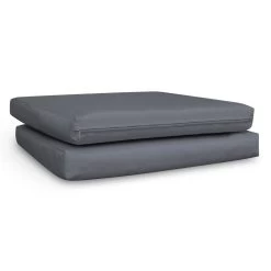 Gardeon 3-piece Outdoor Set – Black -Furniture Shop ODF TEA RATTAN S BK 07