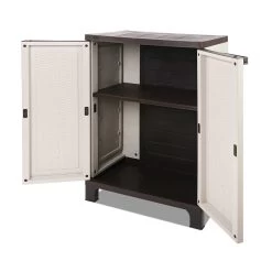Giantz Outdoor Half Size Adjustable Cupboard -Furniture Shop OSC CABI L2F 04