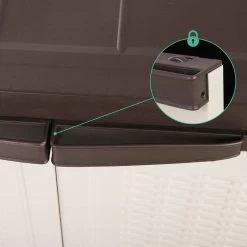 Giantz Outdoor Half Size Adjustable Cupboard -Furniture Shop OSC CABI L2F 05