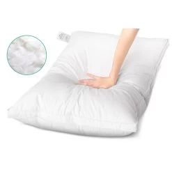 Giselle Bedding Goose Feather Down Twin Pack Pillow -Furniture Shop PILLOW GOOSE WALLX2 05