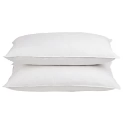 Giselle Bedding Set Of 2 Goose Feather And Down Pillow – White 13 Giselle Bedding Set Of 2 Goose Feather And Down Pillow – White -Furniture Shop PILLOW GOOSE X2 02
