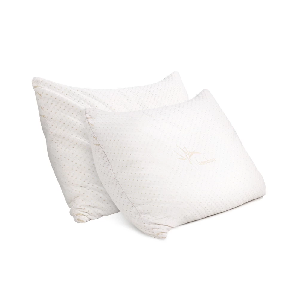 Giselle Bedding Set Of 2 Single Bamboo Memory Foam Pillow 3 Giselle Bedding Set Of 2 Single Bamboo Memory Foam Pillow