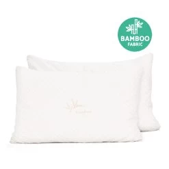 Giselle Bedding Set Of 2 Single Bamboo Memory Foam Pillow 12 Giselle Bedding Set Of 2 Single Bamboo Memory Foam Pillow -Furniture Shop PILLOW MEFO BAM S 03