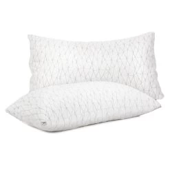 Giselle Bedding Set Of 2 Rayon King Memory Foam Pillow -Furniture Shop PILLOW MEFO RAYON K 02