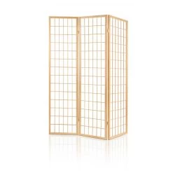 Artiss 3 Panel Wooden Room Divider – Natural 11 Artiss 3 Panel Wooden Room Divider – Natural -Furniture Shop RD 4019 3P NT 02