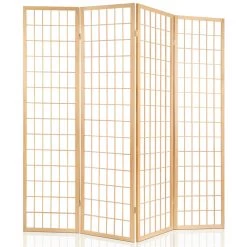 Artiss 6 Panel Room Divider Privacy Screen Foldable Pine Wood Stand Natural 11 Artiss 6 Panel Room Divider Privacy Screen Foldable Pine Wood Stand Natural -Furniture Shop RD 4019 6P NT AB 02