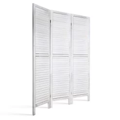 Artiss Room Divider Privacy Screen Foldable Partition Stand 3 Panel White -Furniture Shop RD B 0539 3P WH 03