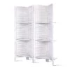 Artiss Room Divider Privacy Screen Foldable Partition Stand 4 Panel White -Furniture Shop RD B 0590 4P WH 00