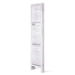 Artiss Room Divider Privacy Screen Foldable Partition Stand 4 Panel White 11 Artiss Room Divider Privacy Screen Foldable Partition Stand 4 Panel White -Furniture Shop RD B 0590 4P WH 03