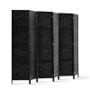 Artiss 6 Panel Room Divider – Black