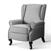 Artiss Recliner Chair Luxury Lounge Armchair Single Sofa Couch Fabric Grey -Furniture Shop RECLINER A6 LIN GY 00