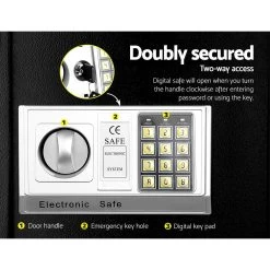 UL-TECH Electronic Safe Digital Security Box 20L 13 UL-TECH Electronic Safe Digital Security Box 20L -Furniture Shop SAF 30EA MTL BK 04