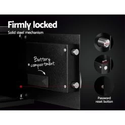 UL-TECH Electronic Safe Digital Security Box 20L 15 UL-TECH Electronic Safe Digital Security Box 20L -Furniture Shop SAF 30EA MTL BK 06