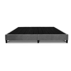 Artiss Queen Size Bed Base Frame – Grey -Furniture Shop SBED BED BASE Q AB 03