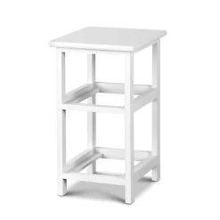 2 PCS Ariss Bedside Table – White -Furniture Shop ST CAB 1D 1B WHX2 04