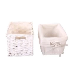 2 PCS Ariss Bedside Table – White -Furniture Shop ST CAB 1D 1B WHX2 05