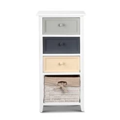 Artiss Bedroom Storage Cabinet – White -Furniture Shop ST CAB 3D 1B WH 02