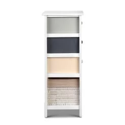 Artiss Bedroom Storage Cabinet – White -Furniture Shop ST CAB 3D 1B WH 03