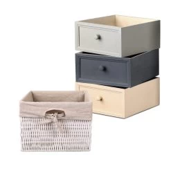 Artiss Bedroom Storage Cabinet – White -Furniture Shop ST CAB 3D 1B WH 06