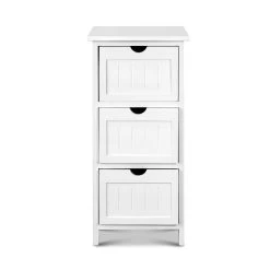 Artiss Bedside Table – White -Furniture Shop ST CAB 3D WH 02