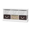 Artiss Storage Bench Shoe Organiser 6 Drawers Chest Cabinet Rack Box Shelf Stool -Furniture Shop ST CAB SHOE 6B WH 00