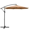 Instahut 3M Cantilevered Outdoor Umbrella – Beige -Furniture Shop UMB BAN 8RIB BG 00