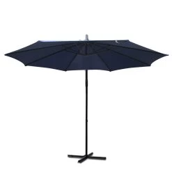 Instahut 3M Cantilevered Outdoor Umbrella – Navy 14 Instahut 3M Cantilevered Outdoor Umbrella – Navy -Furniture Shop UMB BAN 8RIB NA 03