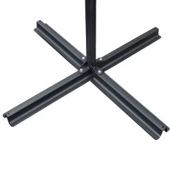 Instahut 3M Outdoor Umbrella – Black -Furniture Shop UMB BAN F 8RIB BK 07