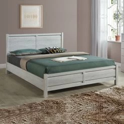 Cielo Bedframe Queen Size White Ash -Furniture Shop V43 BED CELQWA 01 4 25
