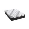 Mattress Euro Top Queen Size Pocket Spring Coil With Knitted Fabric Medium Firm 33cm Thick -Furniture Shop V43 MAT EETL Q 11 2
