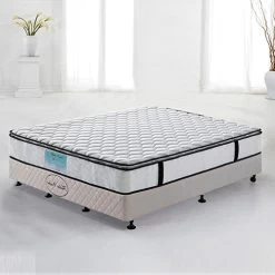 Latex Pillowtop Bedroom Mattress Medium Firm King Size -Furniture Shop V43 MAT LPT K 02 1 6