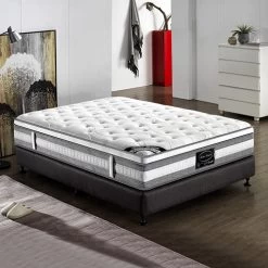 Premium Eurotop Mattress 34cm High Pocket Spring Single Size -Furniture Shop V43 MAT PET S 02 1 6