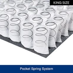 Sultan Backcare Bedroom Mattress Pocket Spring King Size -Furniture Shop V43 MAT SUL K 06 1 6