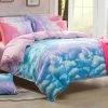 King Size Clouds Blue Sky Quilt Cover Set (3PCS) -Furniture Shop V62 DS AN0703K 01