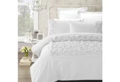 Phase2 Claudia White King Size Quilt Cover Set (3PCS)