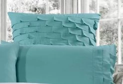 King Size Sens Aqua Quilt Cover Set (3PCS) -Furniture Shop V62 DS T49AQUK 03