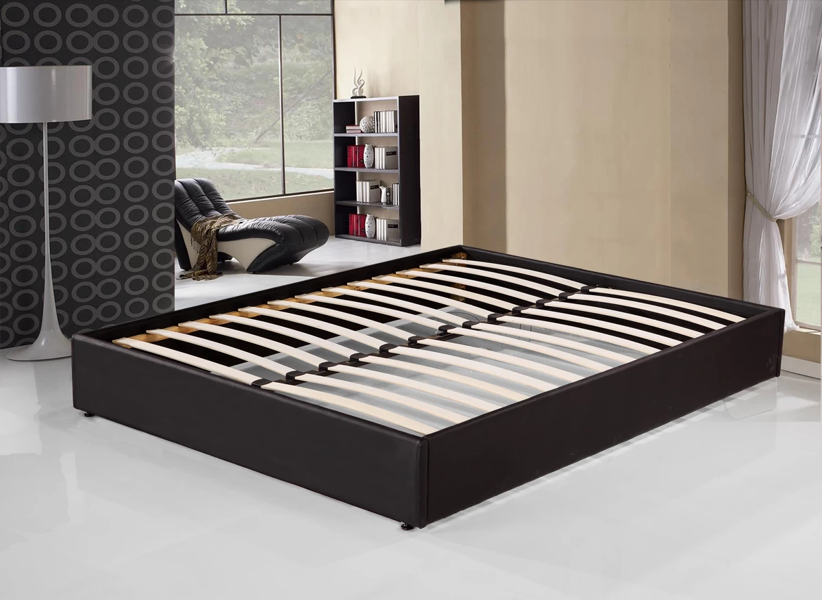 PU Leather Double Bed Ensemble Frame 4 PU Leather Double Bed Ensemble Frame - Image 2