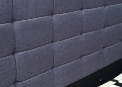 Linen Fabric King Deluxe Bed Frame Grey -Furniture Shop V63 802217 03 7