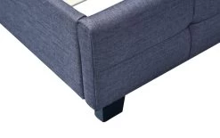 Linen Fabric King Deluxe Bed Frame Grey -Furniture Shop V63 802217 04 7