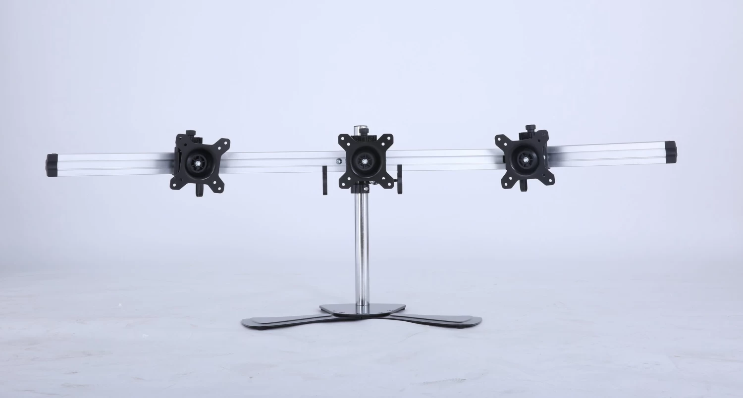 Triple Tilt LCD Monitor Mount Freestanding Desktop Stand 4 Triple Tilt LCD Monitor Mount Freestanding Desktop Stand - Image 2