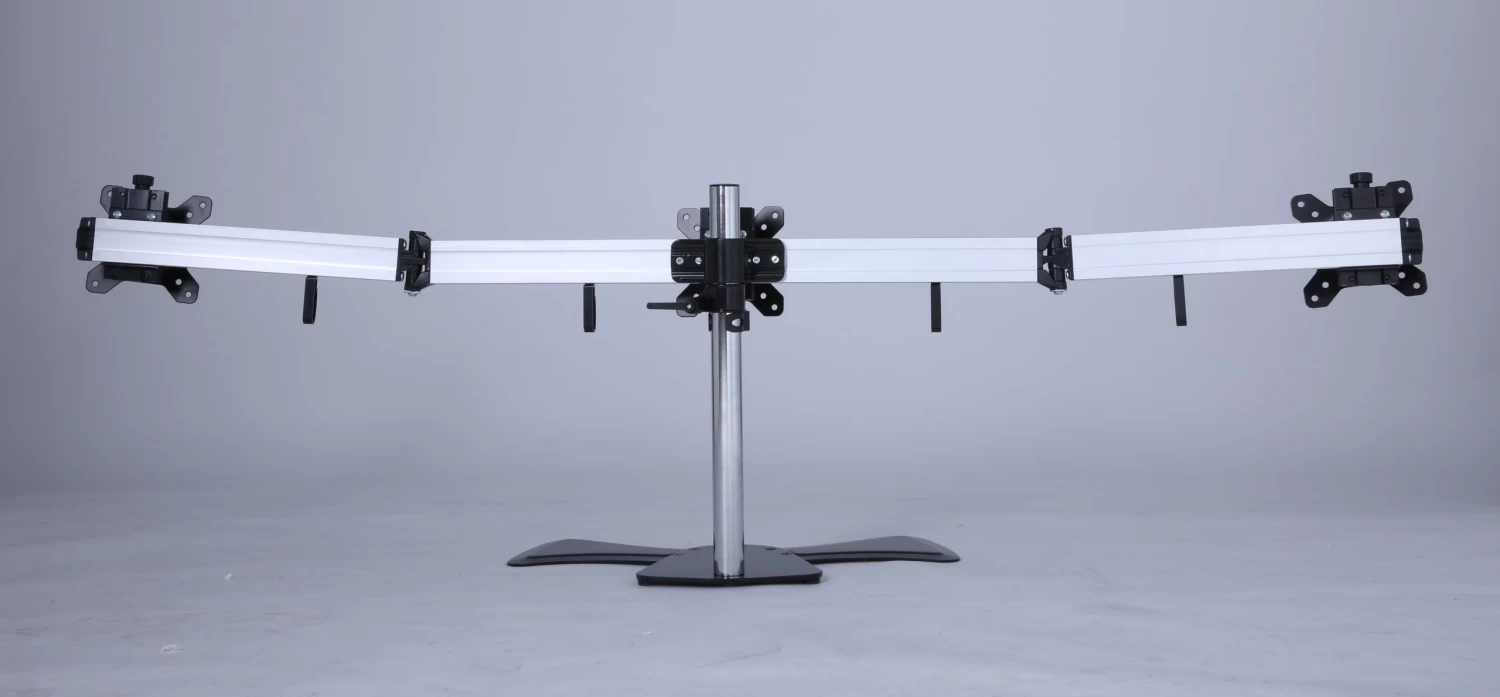Triple Tilt LCD Monitor Mount Freestanding Desktop Stand 9 Triple Tilt LCD Monitor Mount Freestanding Desktop Stand - Image 7