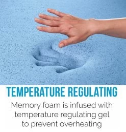 Palermo King 25cm Gel Memory Foam Mattress – Dual-Layered – CertiPUR-US Certified 11 Palermo King 25cm Gel Memory Foam Mattress – Dual-Layered – CertiPUR-US Certified -Furniture Shop V63 821841 05