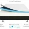 Palermo King Single 25cm Gel Memory Foam Mattress – Dual-Layered – CertiPUR-US Certified -Furniture Shop V63 821901 04