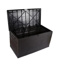 Patio Deck Box Outdoor Storage Plastic Bench Box 450 Litre -Furniture Shop V63 824391 04
