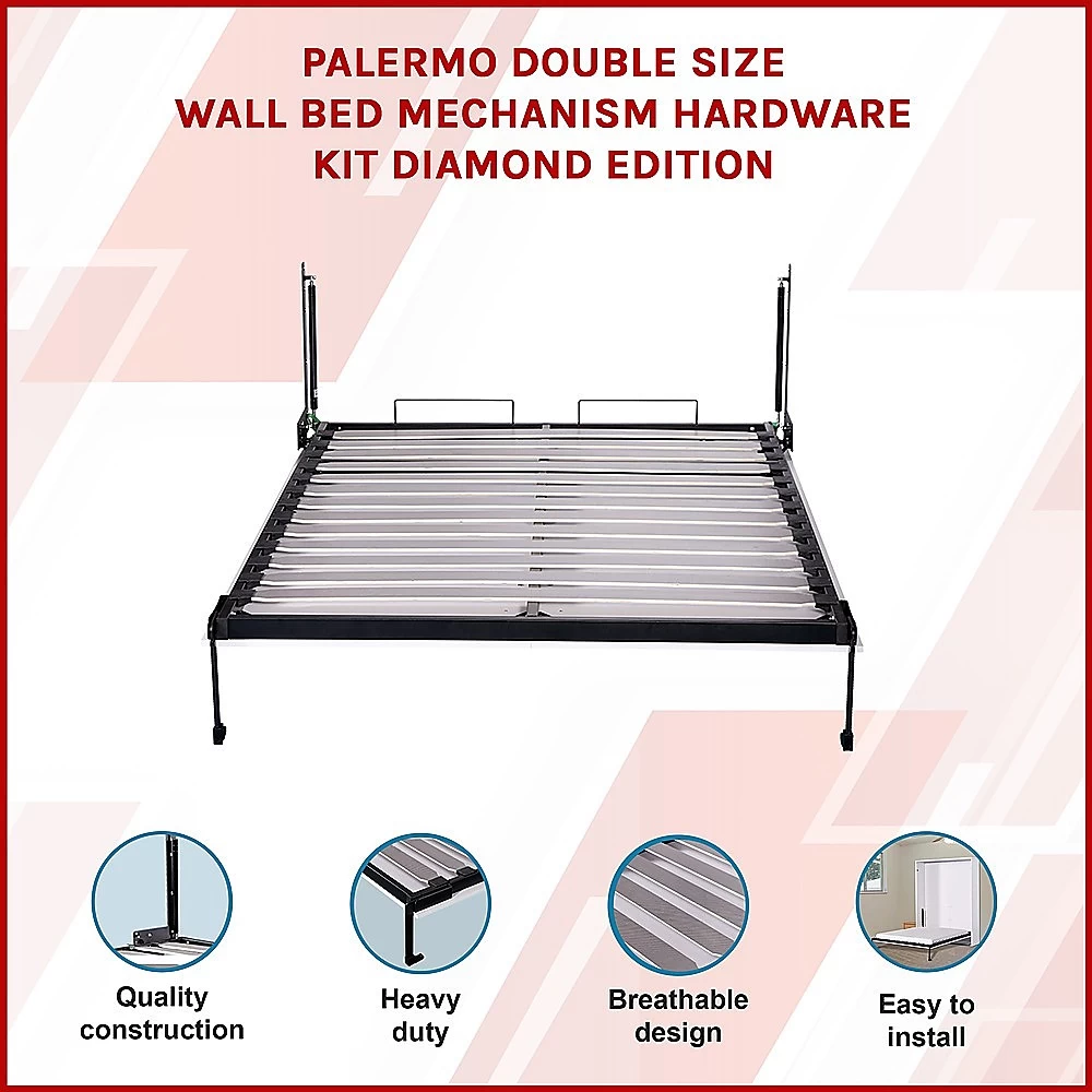 Palermo Double Size Wall Bed Mechanism Hardware Kit Diamond Edition 5 Palermo Double Size Wall Bed Mechanism Hardware Kit Diamond Edition - Image 3
