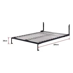 Palermo Queen Size Wall Bed Mechanism Hardware Kit Diamond Edition -Furniture Shop V63 825641 24656 11