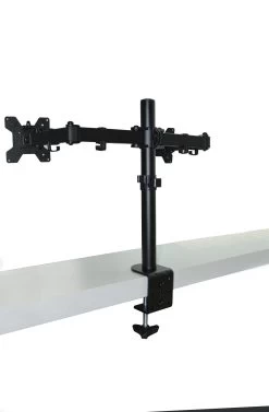 Dual LCD Monitor Desk Mount Stand Adjustable Fits 2 Screens Up To 27″ -Furniture Shop V63 826151 03 2 scaled 1