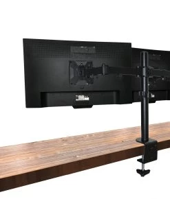 Dual LCD Monitor Desk Mount Stand Adjustable Fits 2 Screens Up To 27″ -Furniture Shop V63 826151 08 2 scaled 1