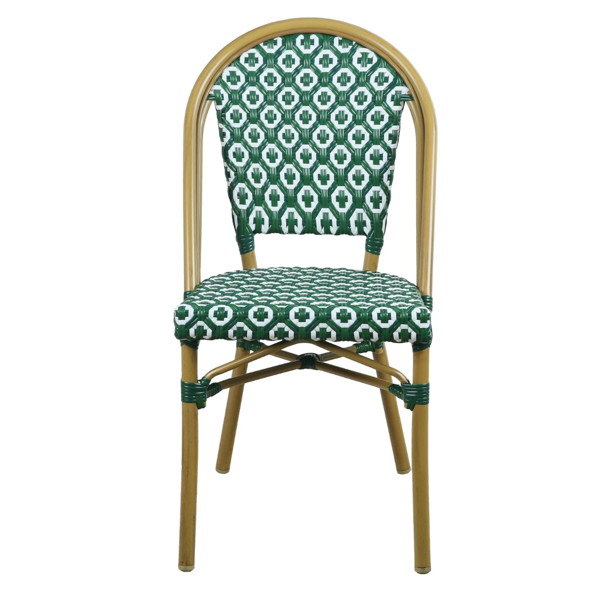 Lana Green Outdoor Dining Chair Set 5 Lana Green Outdoor Dining Chair Set - Image 3
